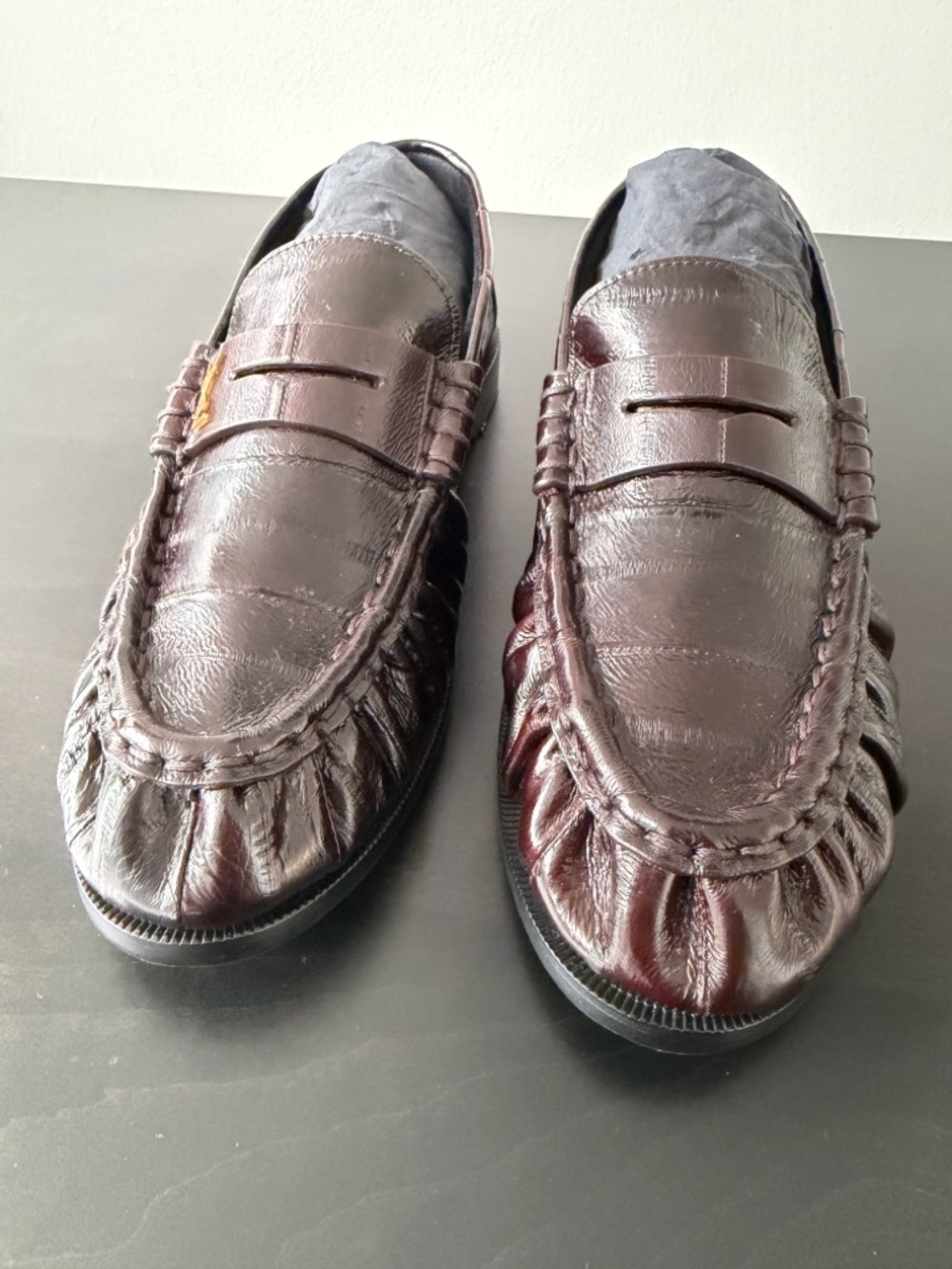 New Saint Laurent Le Loafer Supple Eel Size 38 - Picture 7 of 14